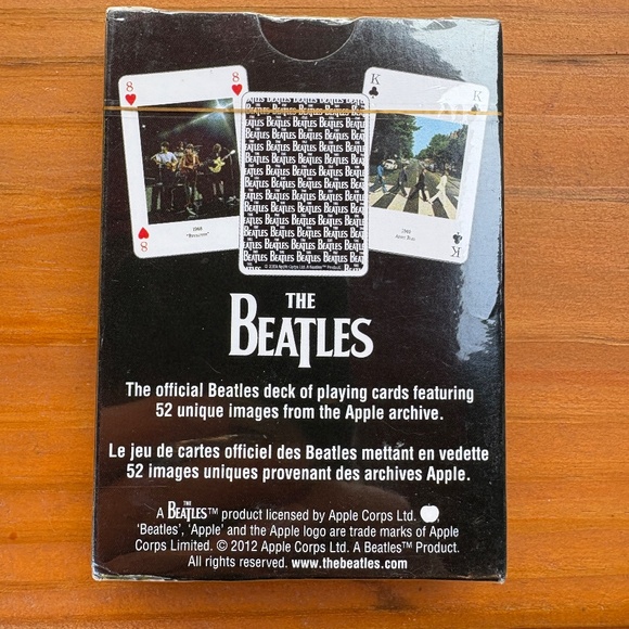 NWT Beatles Playing Cards, Band, 1960's, Classic Rock Music, Aquarius - Picture 2 of 7